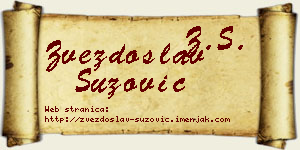 Zvezdoslav Suzović vizit kartica